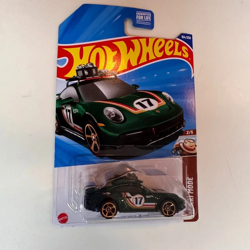 Hot Wheels Porsche 911 Rallye‎ Safari Mode 154/250 Green Diecast Car Collectible